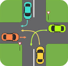 اموزش حق تقدم در تقاطع ها