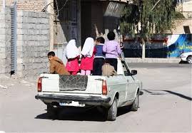 حمل مسافر در قسمت بار یا صندوق عقب ممنوع است