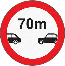 رعایت فاصله کمتر از ۷۰ متر ممنوع