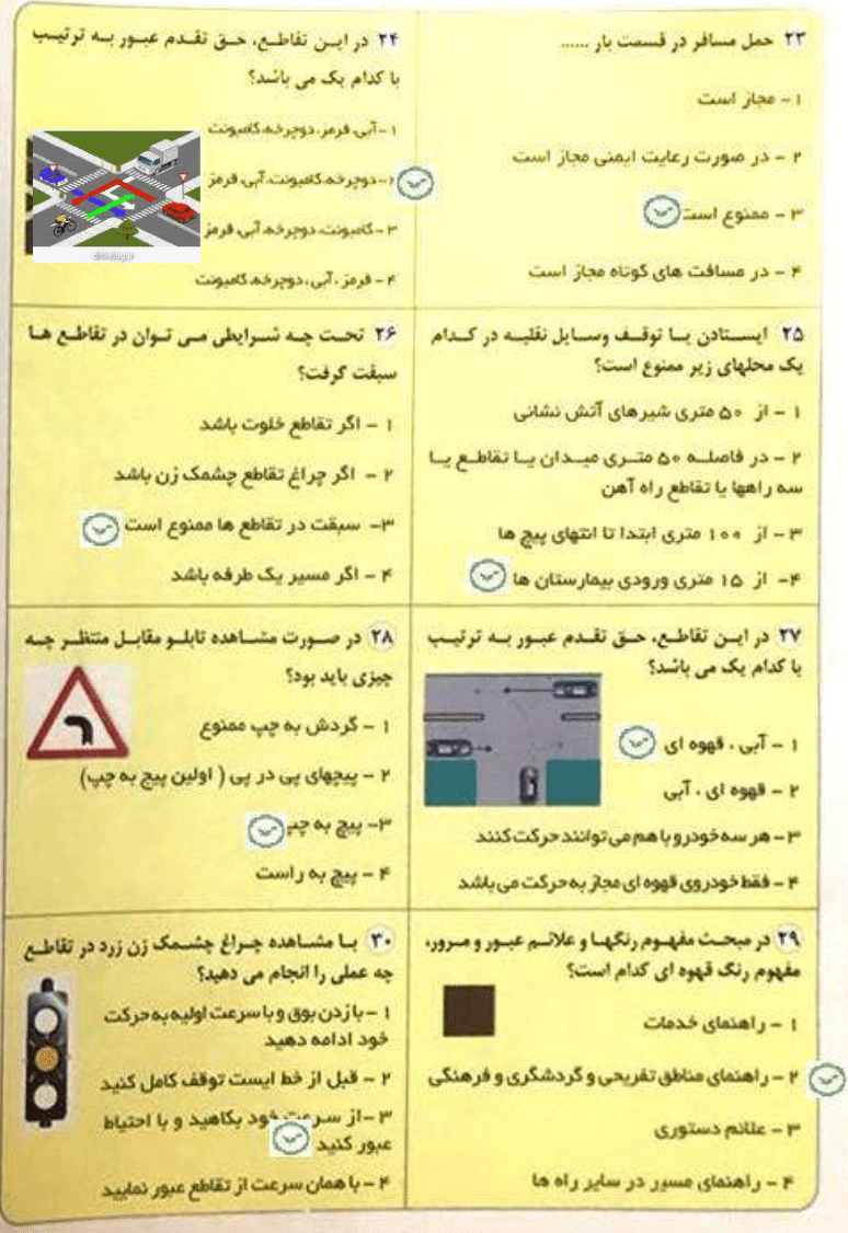 سوالات فصل اول