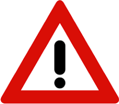 علامت خطر در رانندگی