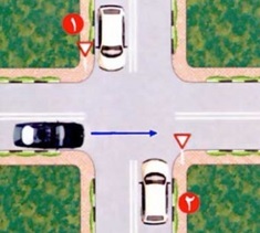فاصله بین دو ماشین در جاده