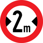 عبور با عرض بیشتر از دو متر ممنوع