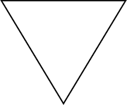 مثلث متساوی الاضلاع (نشسته روی یک (راس)